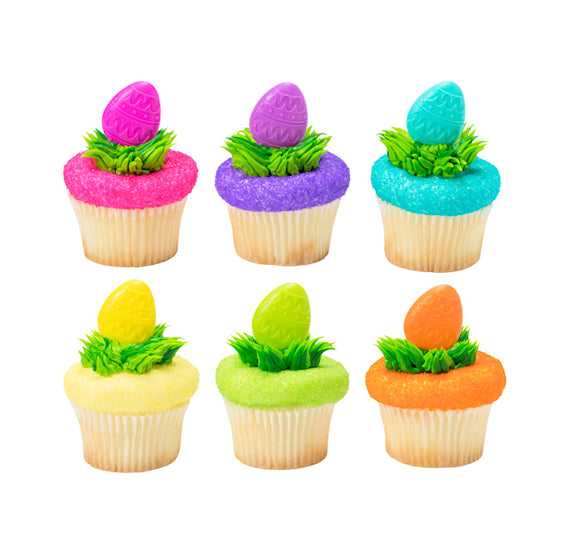 Easter Egg Cupcake Picks: Rainbow | www.sprinklebeesweet.com
