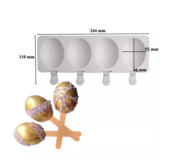 Easter Egg Cakesicle Mold | www.sprinklebeesweet.com