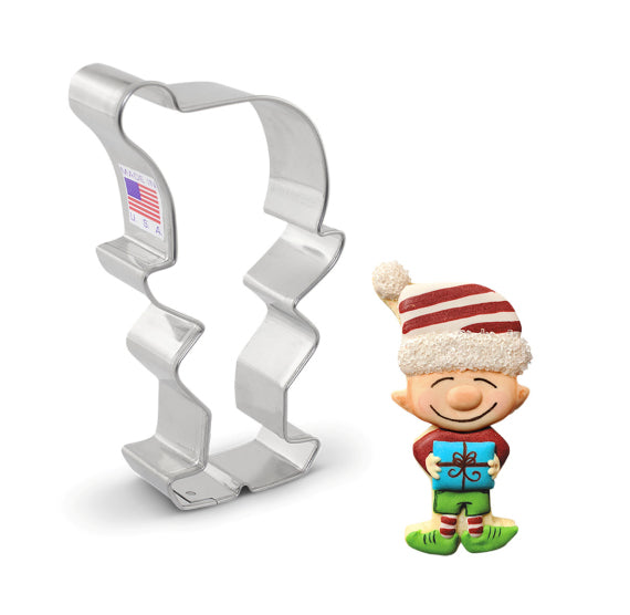Cute Elf Cookie Cutter | www.sprinklebeesweet.com