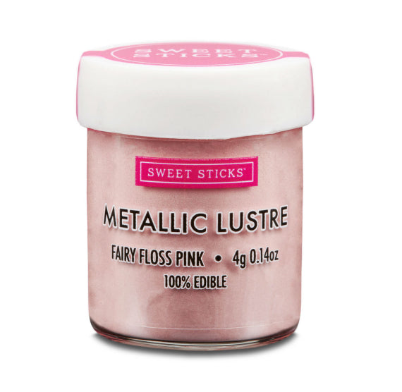 Fairy Floss Pink Luster Dust | www.sprinklebeesweet.com
