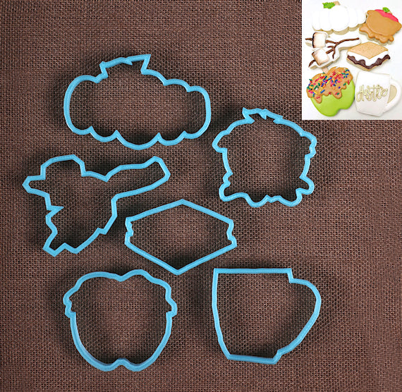 Designer Outdoor Fall Cookie Cutter Set | www.sprinklebeesweet.com