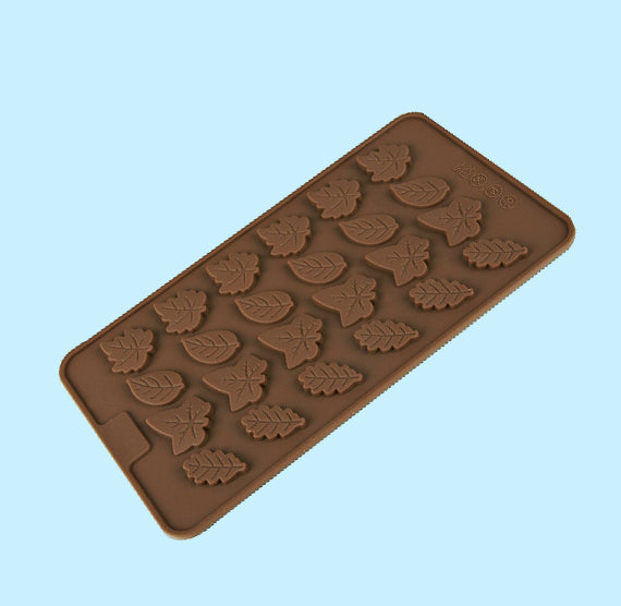 Thin Fall Leaves Chocolate Mold | www.sprinklebeesweet.com