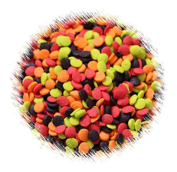Mini Polka Dot Sprinkles: Fall: 3mm | www.sprinklebeesweet.com