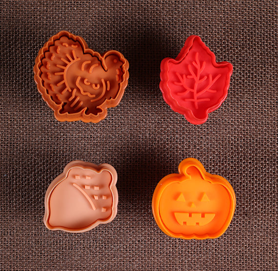 Fall Cookie Cutter Stampers | www.sprinklebeesweet.com