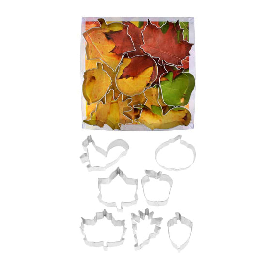 Fall Cookie Cutters: Set of 7 | www.sprinklebeesweet.com