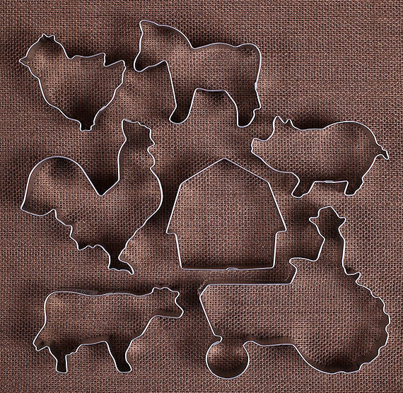 Farm Cookie Cutters Set | www.sprinklebeesweet.com