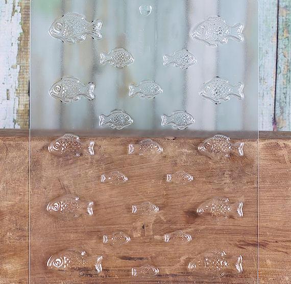 Assorted Fish Chocolate Mold | www.sprinklebeesweet.com