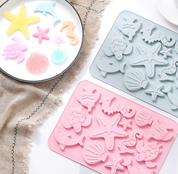 Thin Under The Sea Chocolate Mold | www.sprinklebeesweet.com