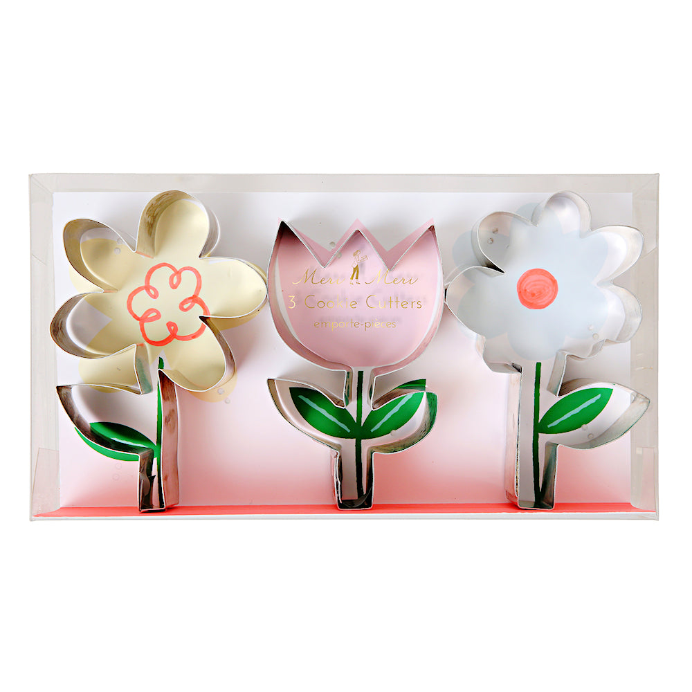 Spring Flowers Cookie Cutter Set | www.sprinklebeesweet.com