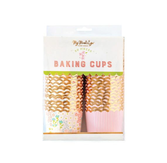 Pastel Baking Cups: Flower Fields | www.sprinklebeesweet.com
