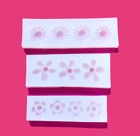 Flower Fondant Mold Set of 3 | www.sprinklebeesweet.com