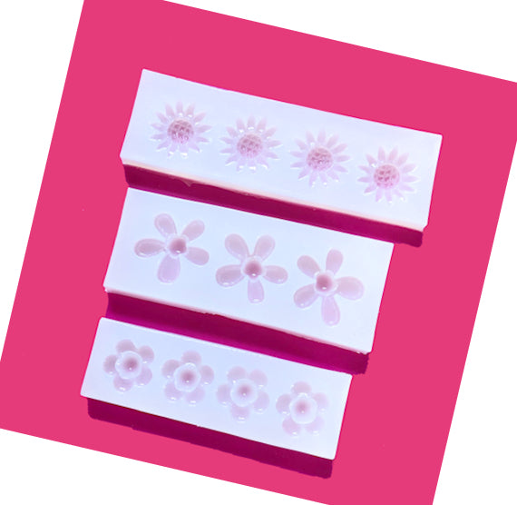 Flower Fondant Mold Set of 3 | www.sprinklebeesweet.com