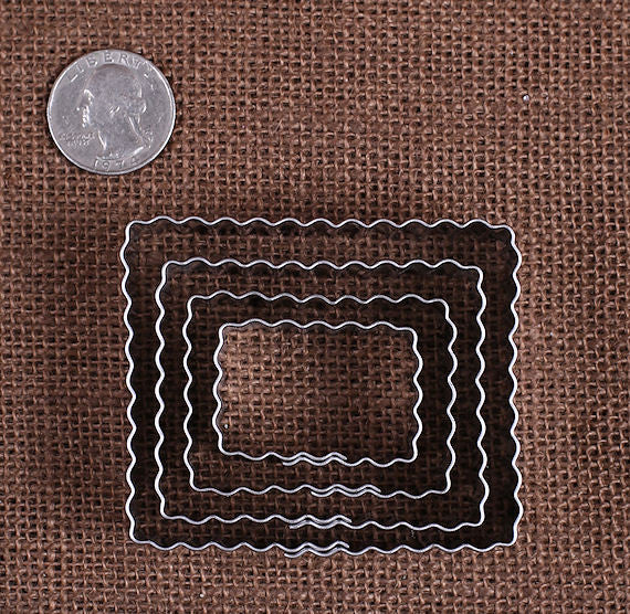 Fluted Rectangle Cookie Cutters Set | www.sprinklebeesweet.com