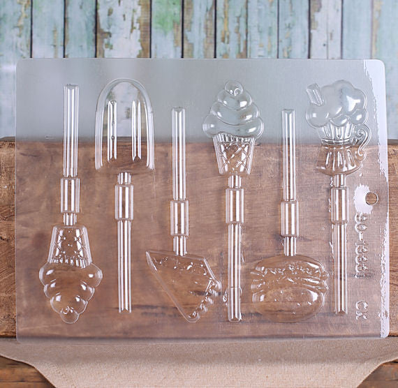 Party Food Lollipop Mold | www.sprinklebeesweet.com