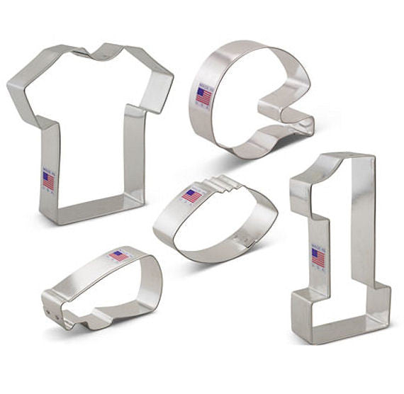 Football Cookie Cutters Set | www.sprinklebeesweet.com