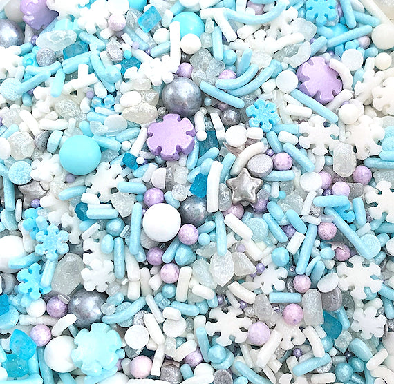 Sprinklefetti™ Frozen Snowflake Sprinkle Mix | www.sprinklebeesweet.com