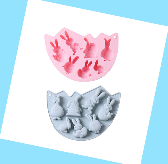 Funny Bunnies Mold | www.sprinklebeesweet.com