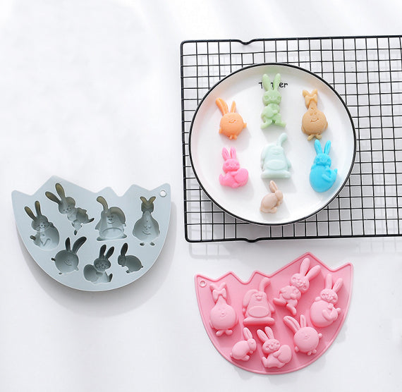 Funny Bunnies Mold | www.sprinklebeesweet.com
