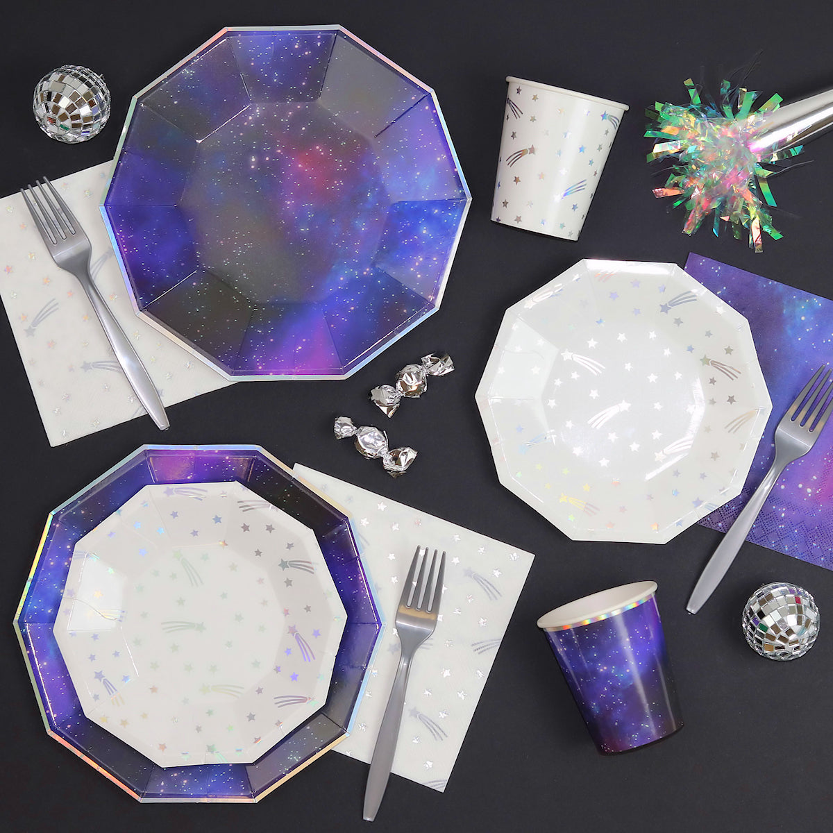 Cosmic Paper Cups | www.sprinklebeesweet.com