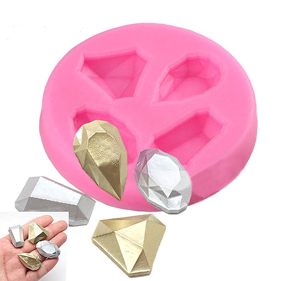 Diamond Gem Fondant Mold | www.sprinklebeesweet.com