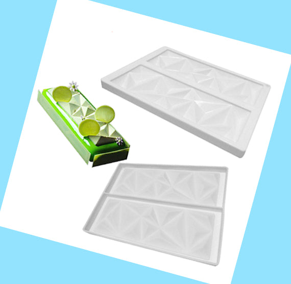 Geometric Candy Bar Mold: XL | www.sprinklebeesweet.com