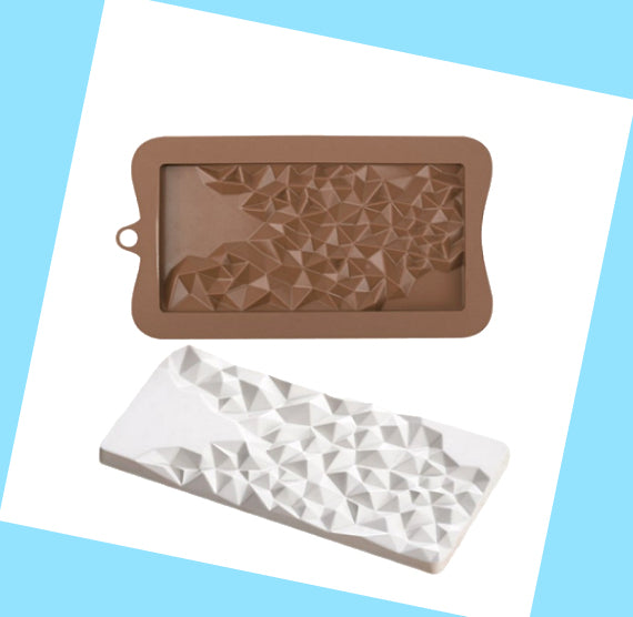 Chocolate Bar Mold: Geometric Shock | www.sprinklebeesweet.com