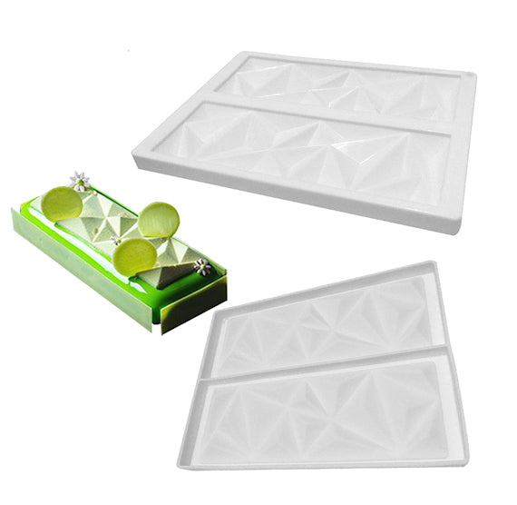 Geometric Candy Bar Mold: XL | www.sprinklebeesweet.com