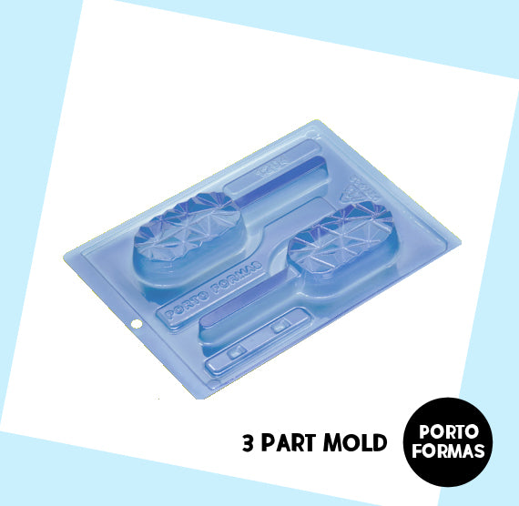 Geometric Cakesicle Mold: 3 Part Cakesicle Mold | www.sprinklebeesweet.com