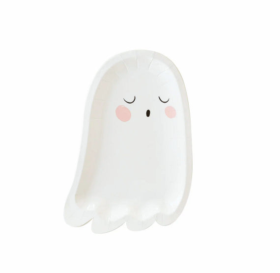 Cute Ghost Shaped Plates | www.sprinklebeesweet.com