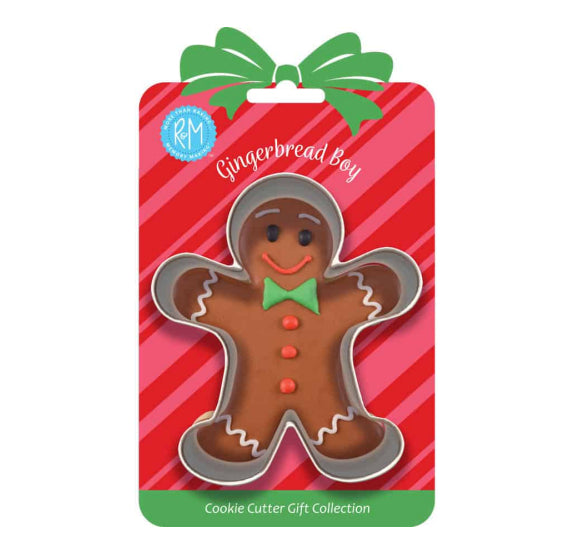Carded Gingerbread Man Cookie Cutter | www.sprinklebeesweet.com