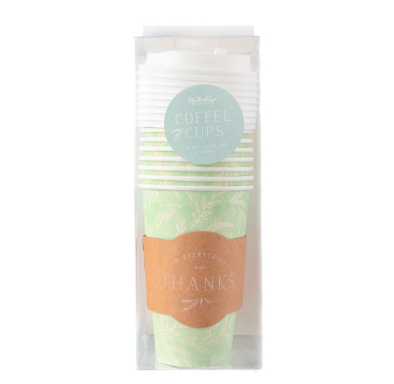 Fall Coffee Cups: Sage Give Thanks | www.sprinklebeesweet.com