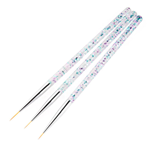 Glitter Fine Tip Paint Brush Set | www.sprinklebeesweet.com