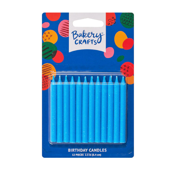 Glitter Birthday Candles: Blue | www.sprinklebeesweet.com
