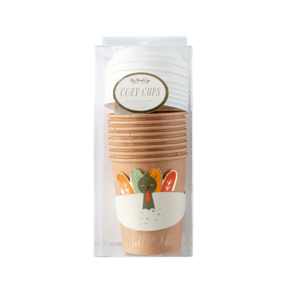 Mini To-Go Coffee Cups: Turkey | www.sprinklebeesweet.com