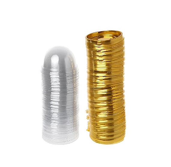 Gold Candy Box with Domed Lid | www.sprinklebeesweet.com