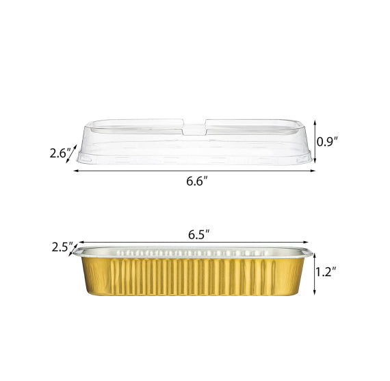 Narrow Cake Pans with Lids: Gold | www.sprinklebeesweet.com