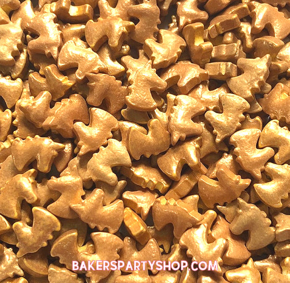 Gold Unicorn Candy Sprinkles | www.sprinklebeesweet.com