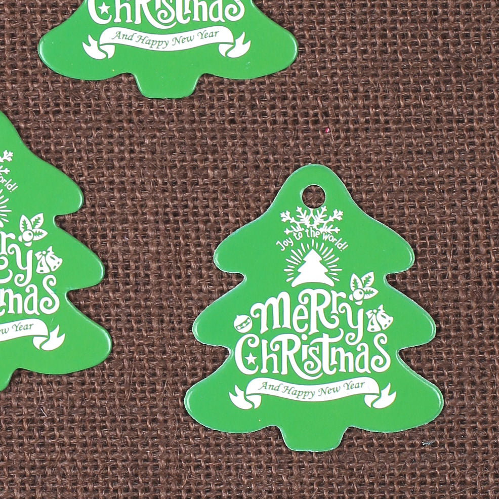 Christmas Tree Gift Tags: Green | www.sprinklebeesweet.com