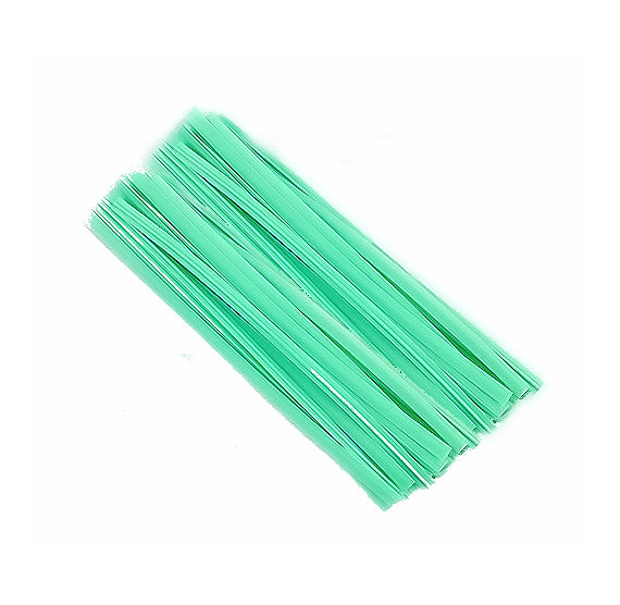 Mint Green Twist Ties: Plastic | www.sprinklebeesweet.com