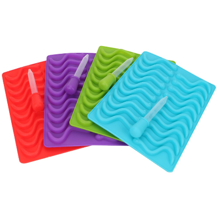Gummy Worms Mold with Dropper | www.sprinklebeesweet.com