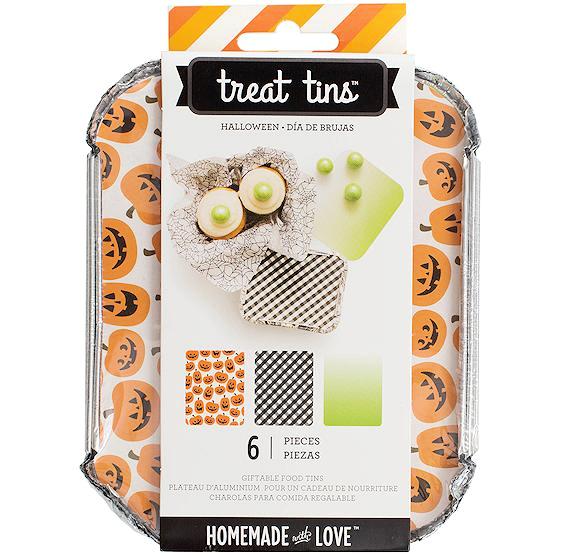 Small Halloween Treat Tins | www.sprinklebeesweet.com