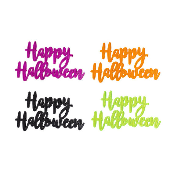 Happy Halloween Cake Toppers | www.sprinklebeesweet.com
