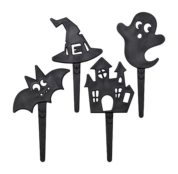 Haunted Halloween Cupcake Picks | www.sprinklebeesweet.com