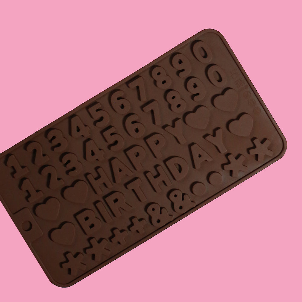 Happy Birthday Candy Mold | www.sprinklebeesweet.com