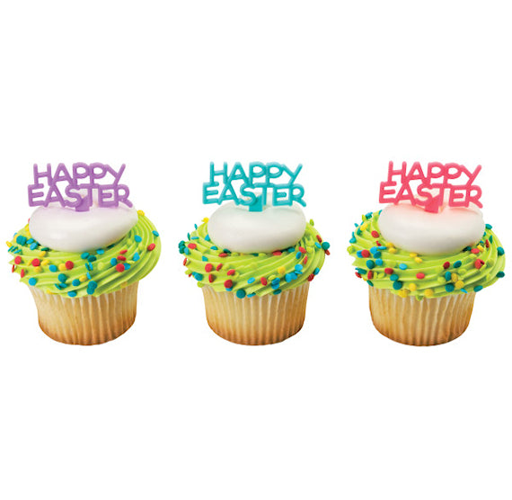 Happy Easter Cupcake Picks | www.sprinklebeesweet.com
