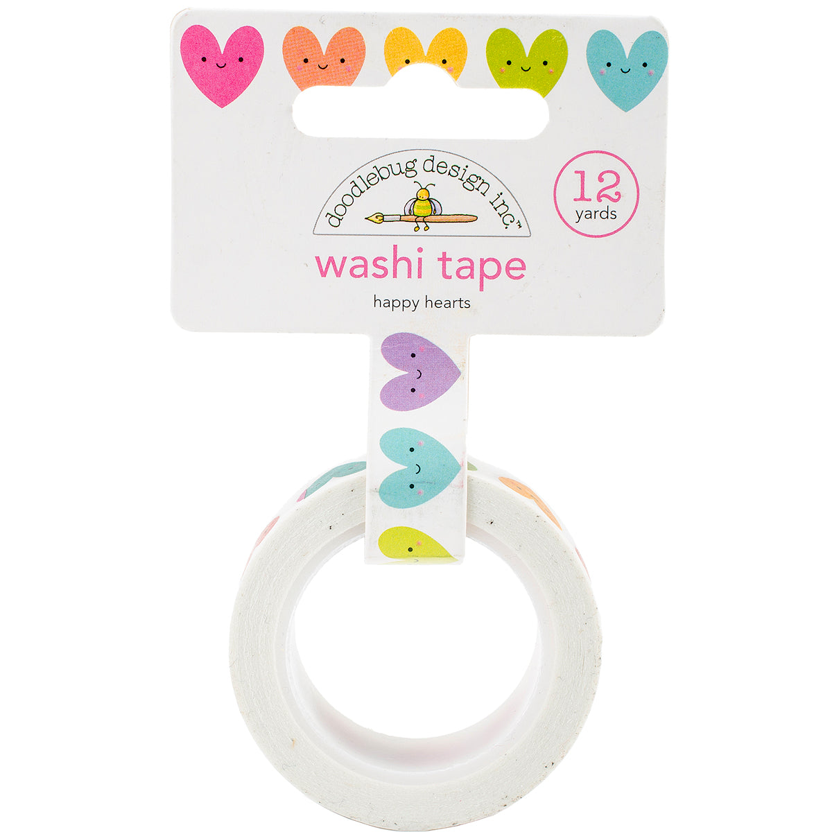 Happy Hearts Washi Tape | www.sprinklebeesweet.com