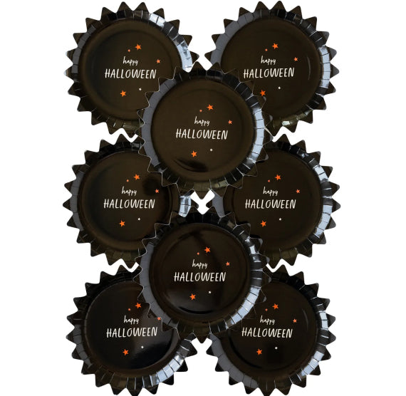Happy Halloween Plates | www.sprinklebeesweet.com