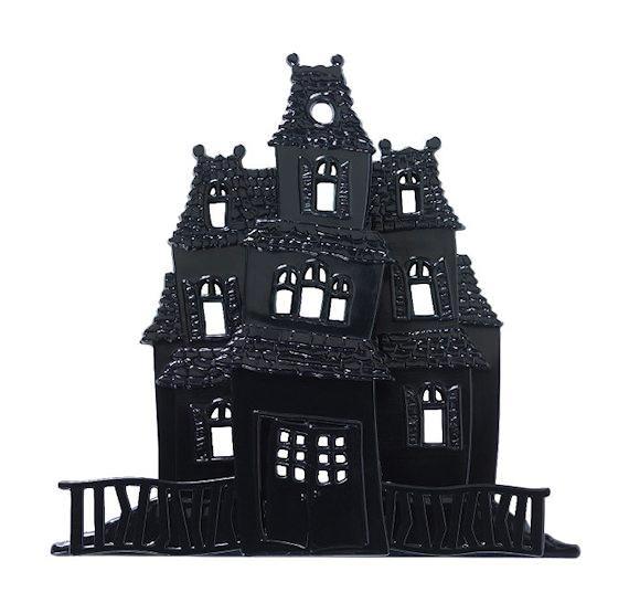 Haunted House Halloween Cake Topper | www.sprinklebeesweet.com