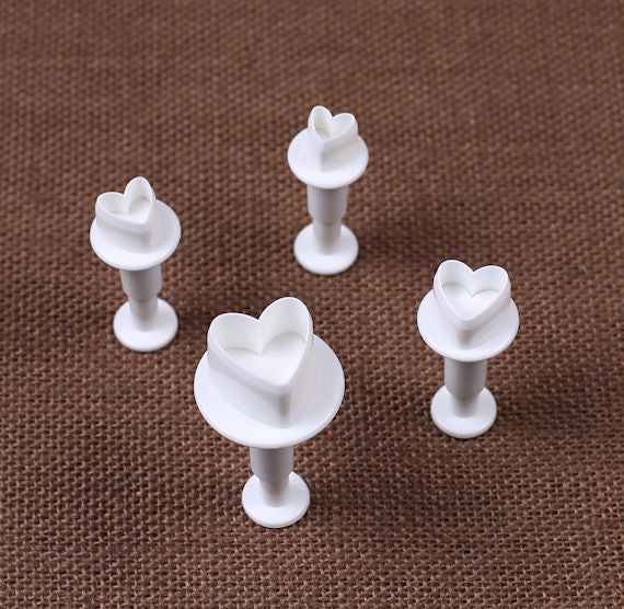 Heart Fondant Cutters Set of 4 | www.sprinklebeesweet.com