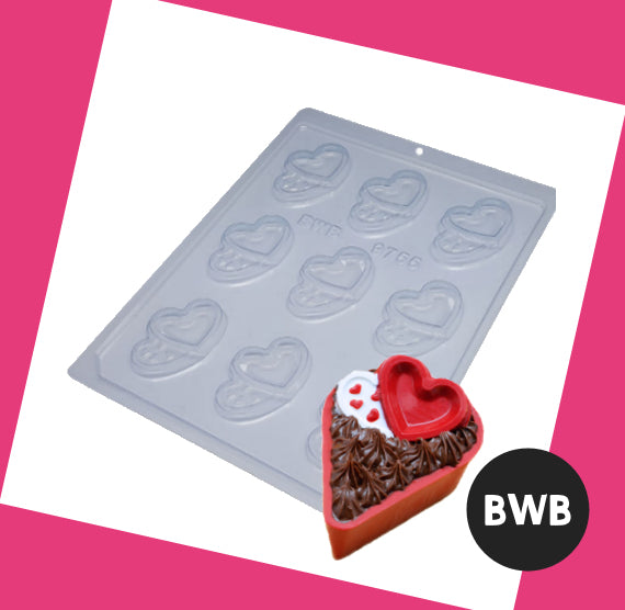 BWB Valentine's Day Mold: 9755 Double Hearts | www.sprinklebeesweet.com